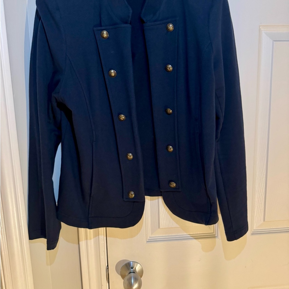 Tommy Hilfiger Navy Blazer with Gold Buttons
